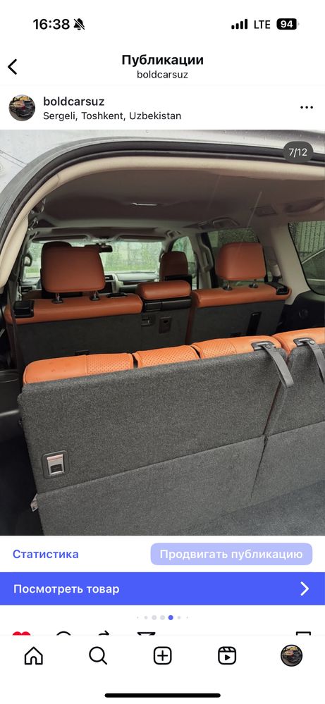 Lexus gx460 sotiladi