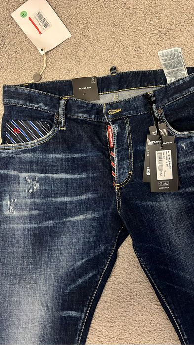 Blugi Dsquared2 52 Skater Noi Originali