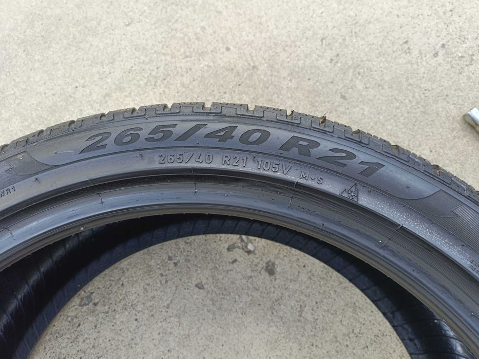 Doua anvelope iarna 265 40 21 pirelli scorpion winter profil de 7 mm