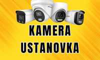 установка камера видеонаблюдения/ kamera urnatish/ ремонт