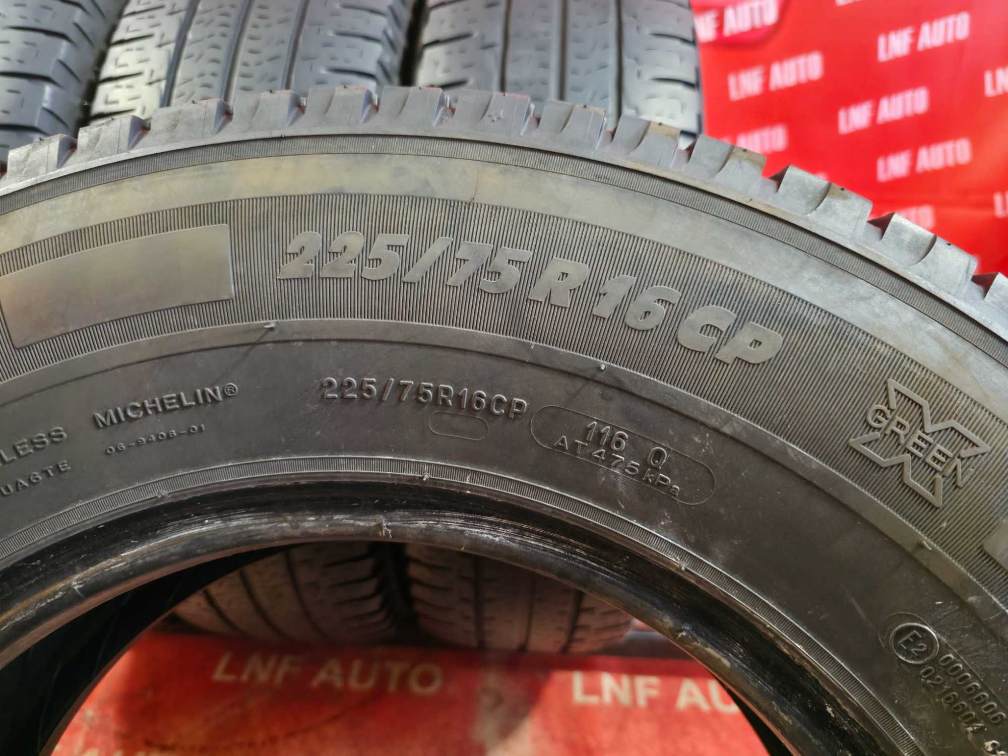 Anvelope de VARA - 225/75/16C - Michelin 5.5 / 6.25 MM - DOT 2020 !