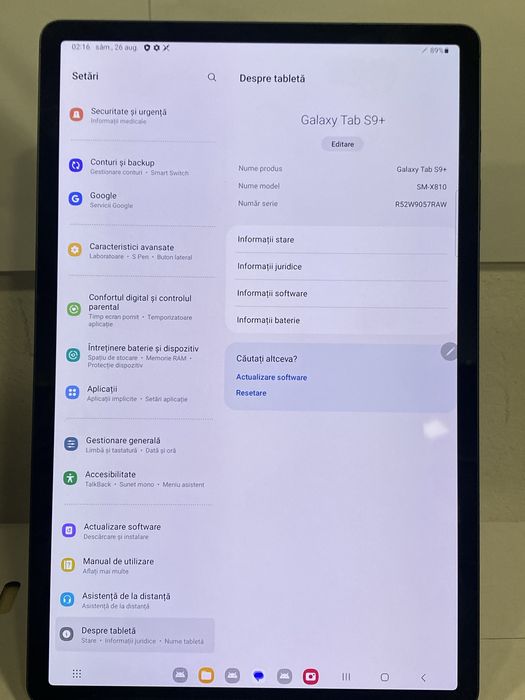 Samsung Tab S9 Plus 256 Gb 12 Gb Ram #46529