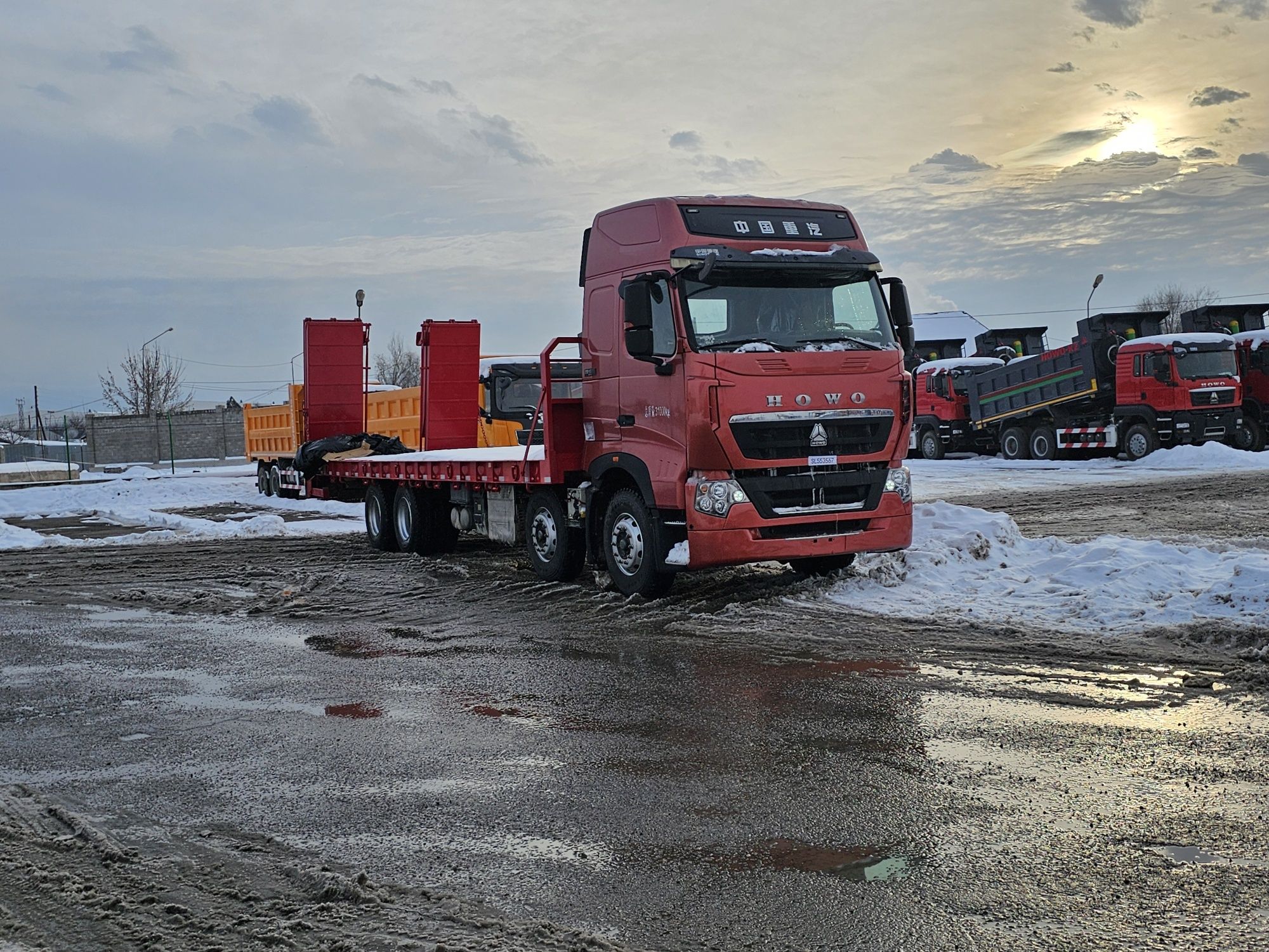 Трал грузовой эвакуатор 9м до 30 тонн