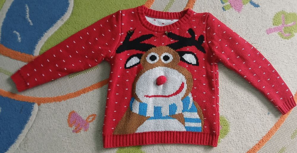 Bluza de Craciun marimea 116/122