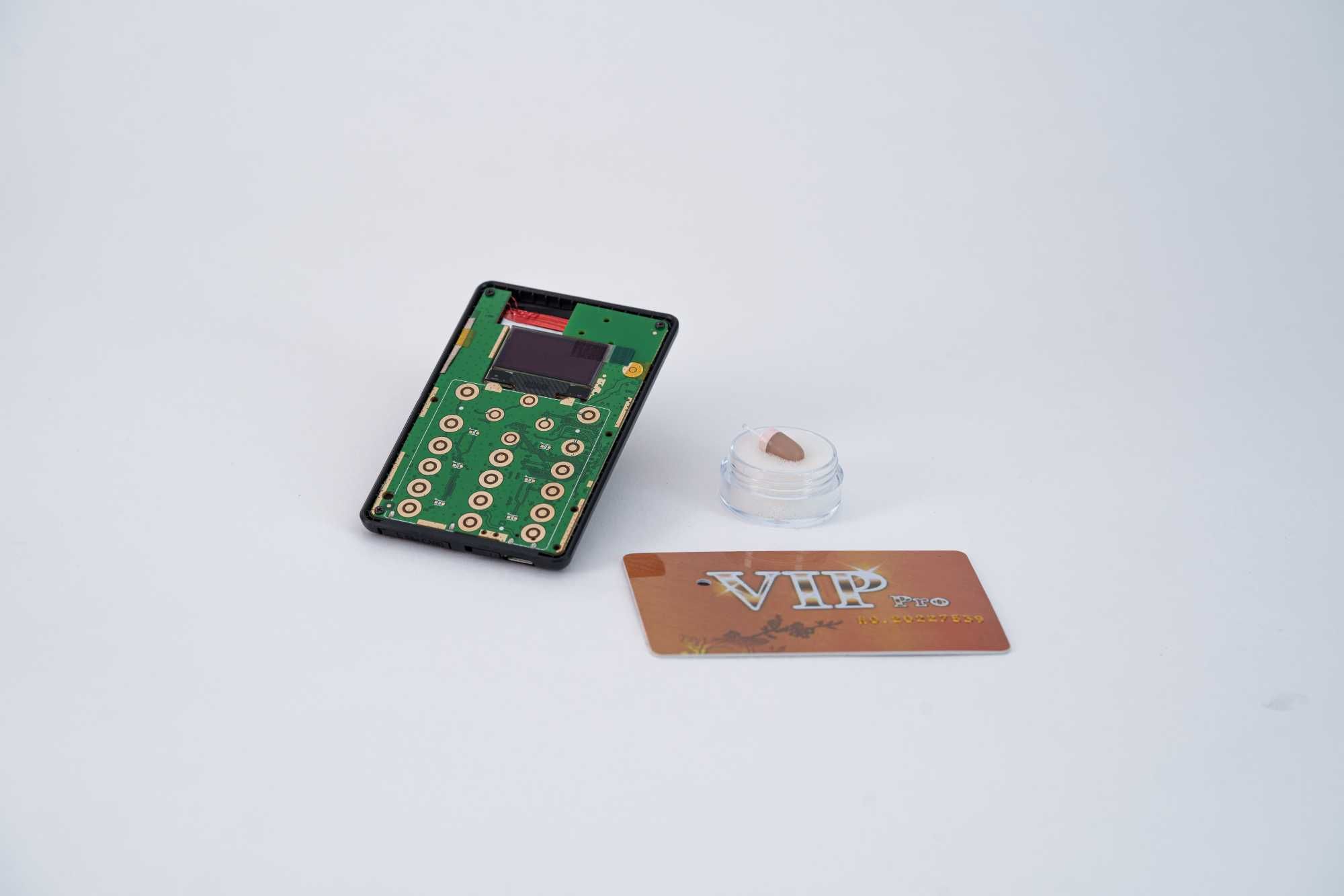 Card GSM cu cartela SIM + Micro Casca de Copiat Casti Copiat Sisteme