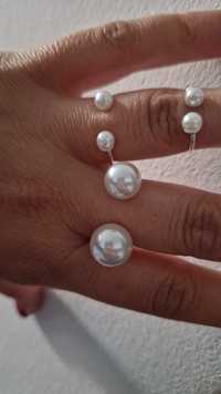 Inel inele perla perle reglabile, universale