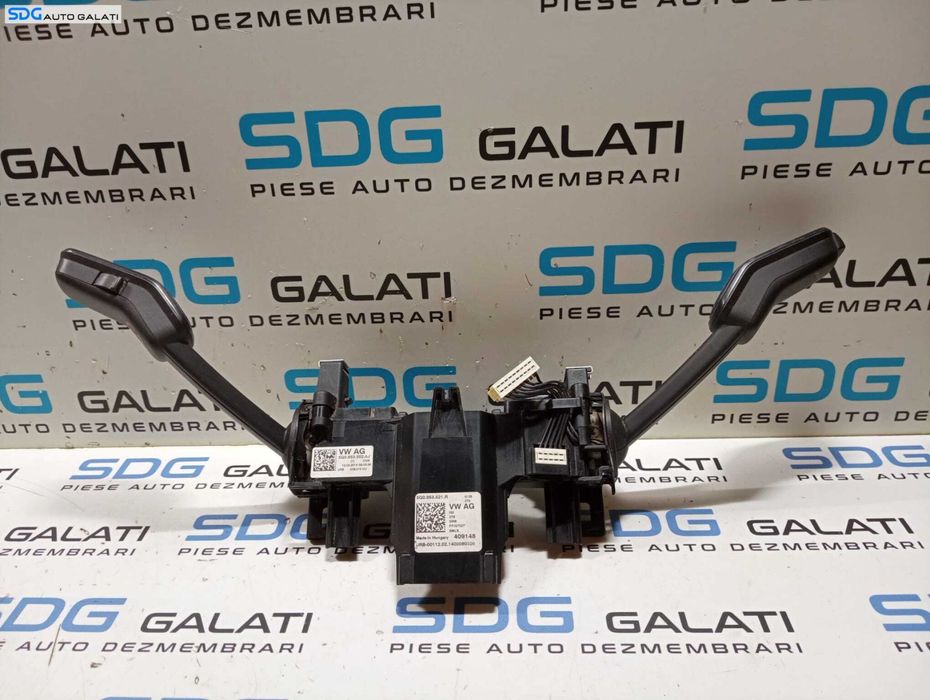 Ansamblu Maneta Manete Bloc Lumini Semnalizare Faza Lunga Scurta Stergatoare Volkswagen Touran 2016 - 2023 Cod 5Q0953521R 5Q0953502AJ [M4842]