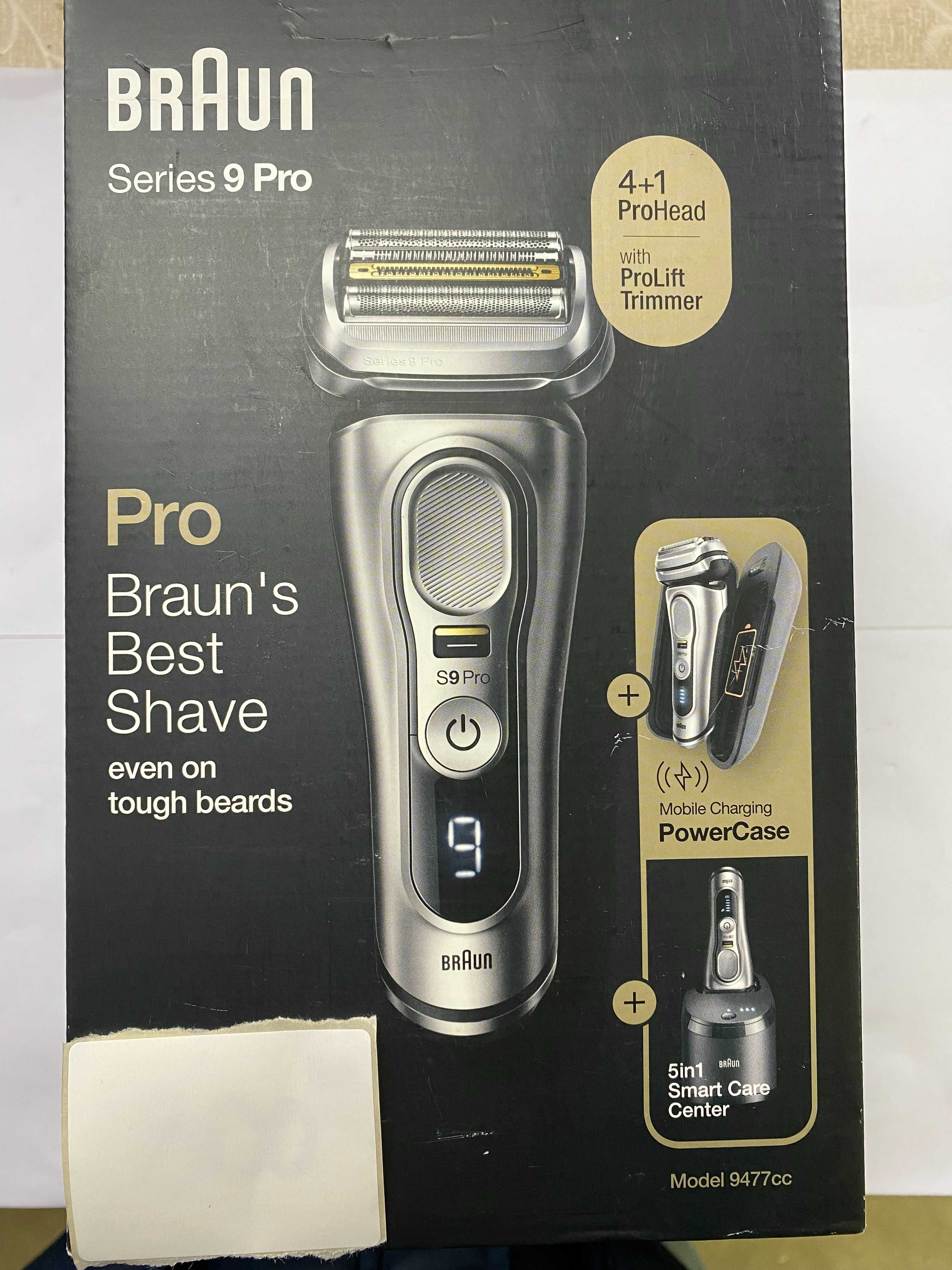 Aparat de ras electric Braun Series 9 Pro 9477cc Wet&Dry