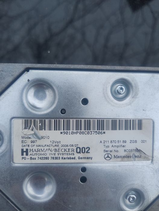 Amplificator audio Harman Kardon A2118709690 A2048700494 C E S CLS