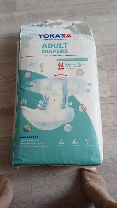 Продам памперсы , размер двойка, на 10 капель