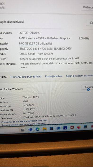 Laptop Lenovo ThinkBook 15 G2 Ryzen 7 4700U ca Nou