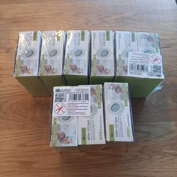 НОВИ! LED лунички за вграждане, 4W, 79мм, 9 бр/к-кт
