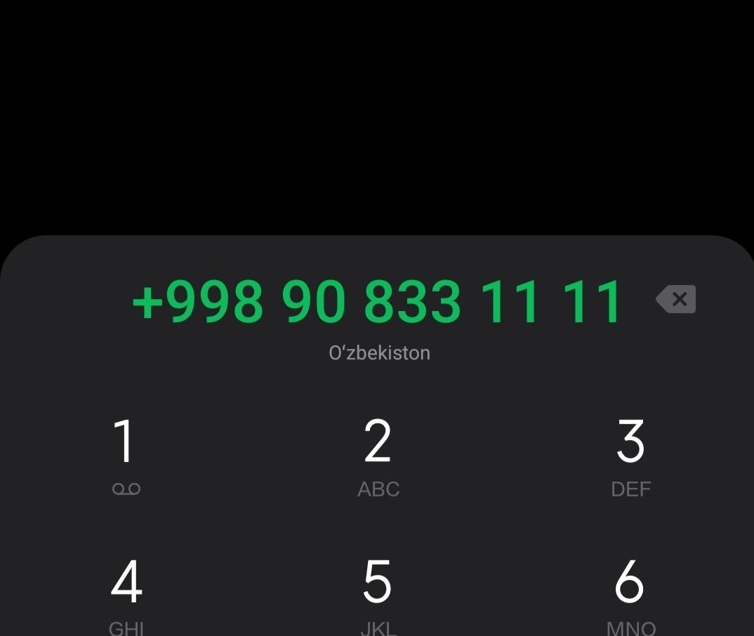 Nomer sotiladi 11 11