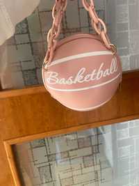 Чанта розова топка