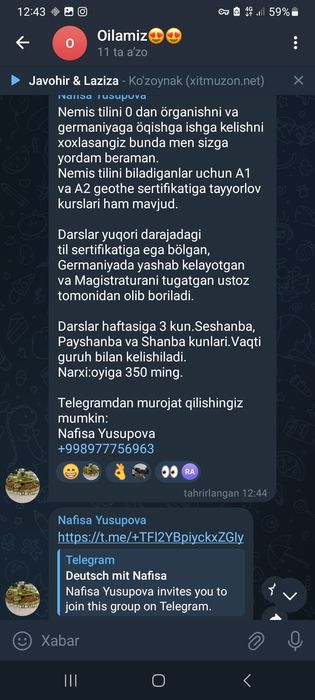Tez va arzon o'quv kursi