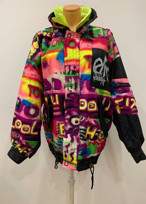Geaca vintage Elho multicolora marimea L/XL
