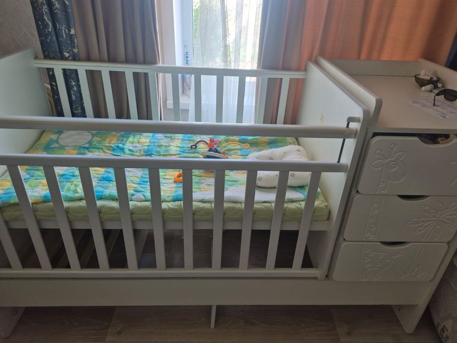 продам детский кровать 2 в 1