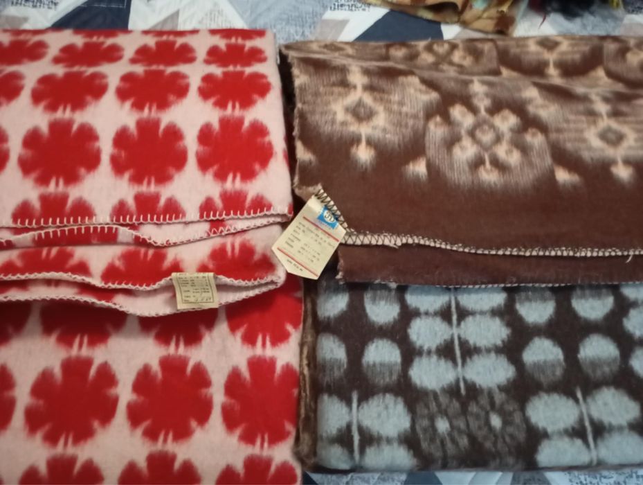 Вълнени одеала/Чисто нови/140/190 см