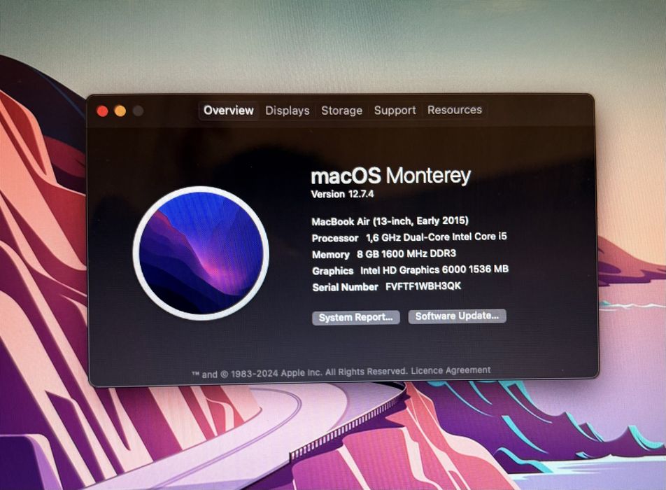 Laptop Apple Macbook Air 13 inch