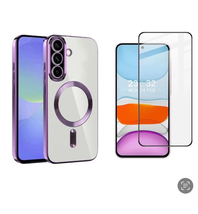 Samsung A16/A17/A07/A26/A36/A56 Husa Magsafe Full Protect+Folie Sticla