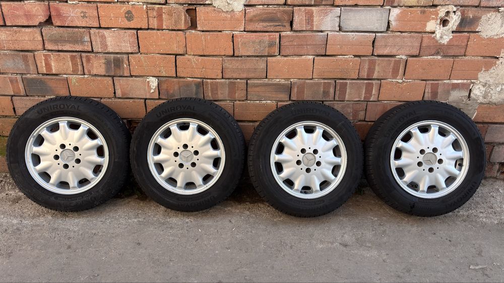 Джанти с  летни гуми за Mercedes 15 5x112