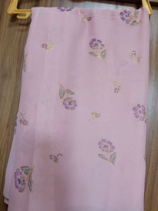 Ткани креп жоржет(крепдешин корейский) японский гипюр.Цена за метр