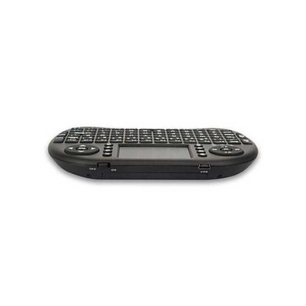 2.4G мини безжична клавиатура с QWERTY тъчпад, безжична с USB приемник