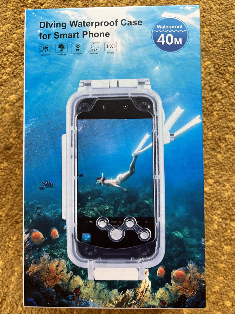 Husa Carcasa subacvatica waterproof 40m compatibila iPhone