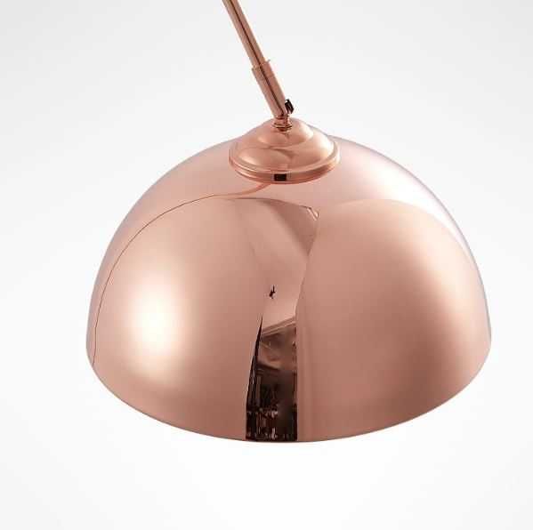 Lampă cu arc Lindby 4018247 Lennart, cupru, reglabilă pe înălțime, E27