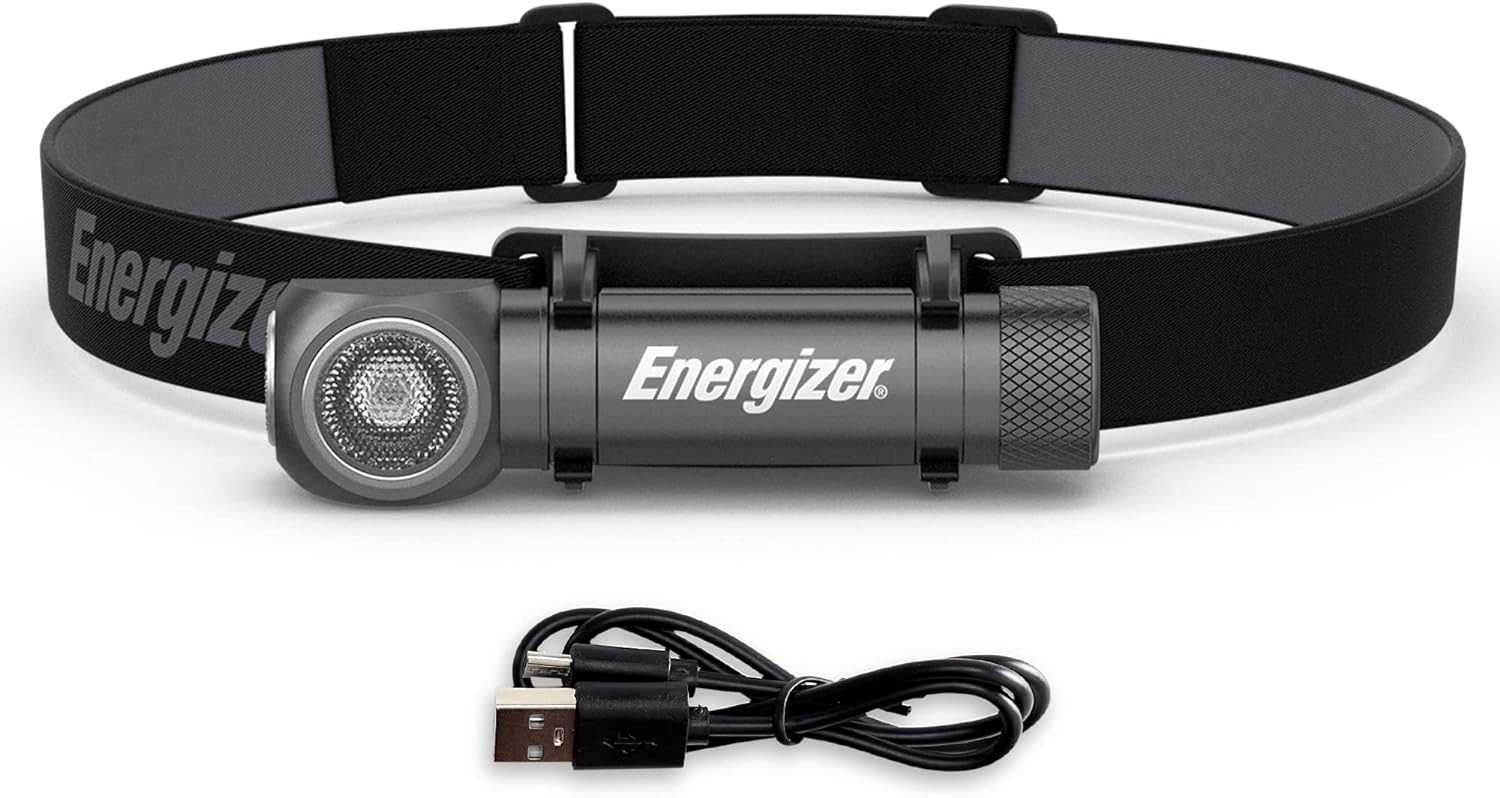 Energizer Светодиодный налобный USB фонарь влагостойкий 1000 люмен