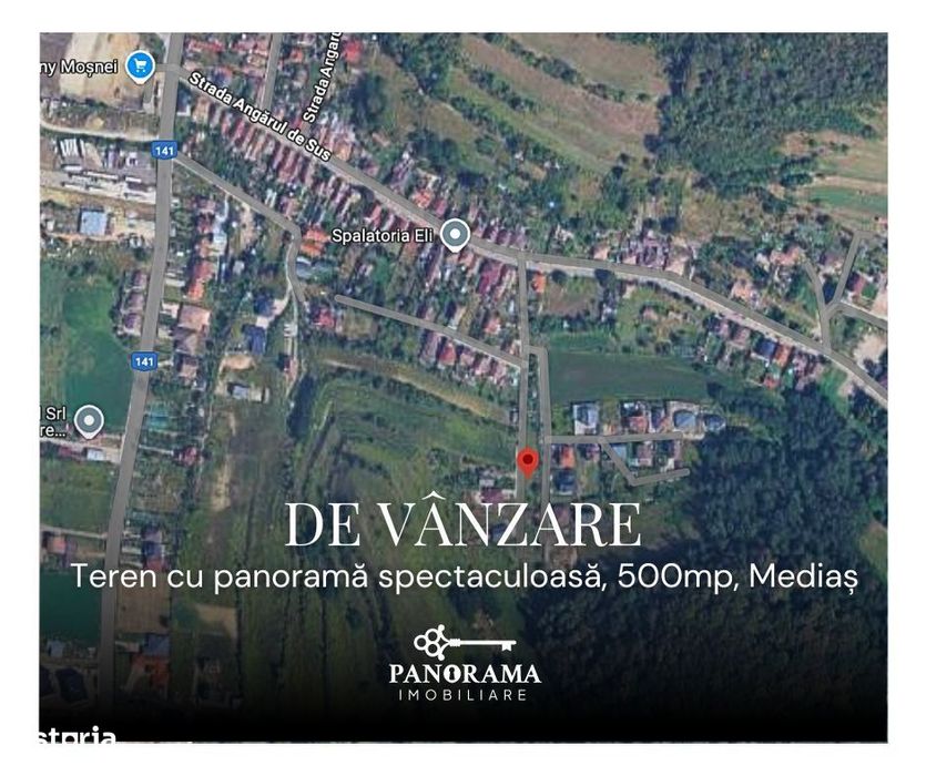Teren de vanzare 500mp  – Teren cu panoramă spectaculoasa