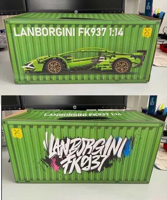 NOU BOX Masina TIP lego Lamborghini Sian 1:14 1314PCS CUTIE (36cm)