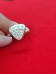 AG37,inel argint 925,nou/marcat, zirconii albe, reducere 20%