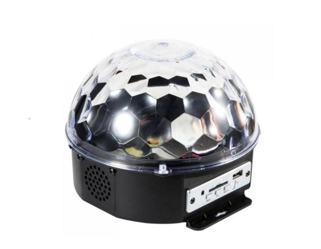 Glob disco Crystal Magic Ball multicolor joc de lumini telecomanda USB