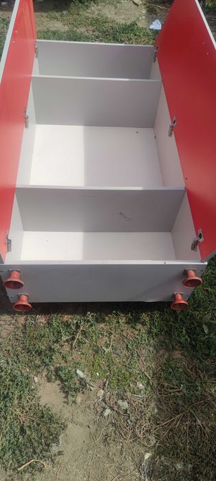 Dulap 170x80x35 cm din PAL, cu rafturi, picioare reglabile