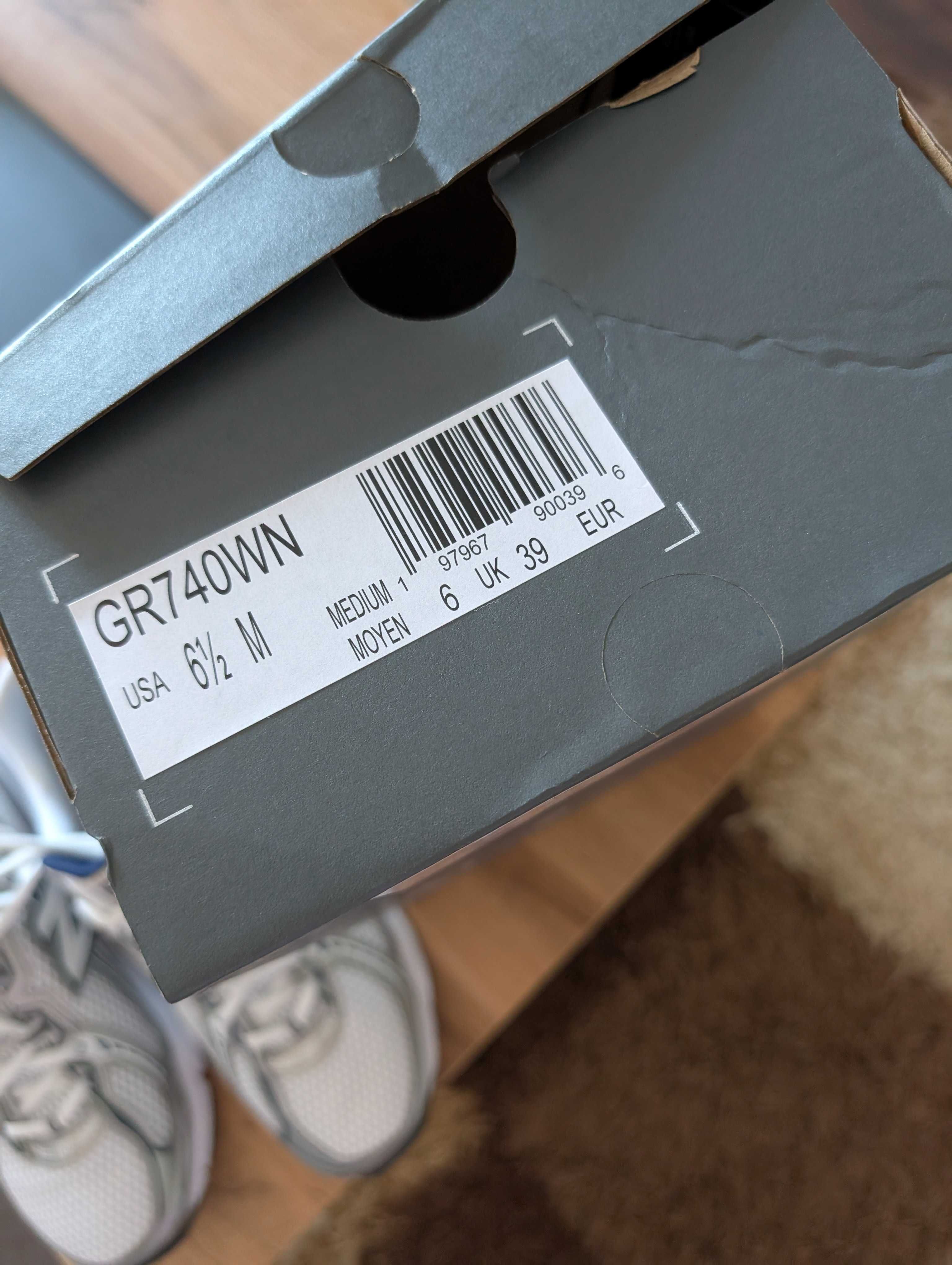 New balance 740 - бяло със сиво