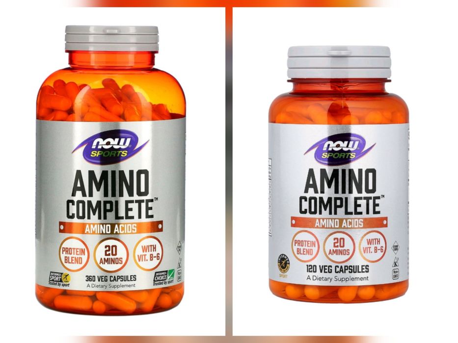 ДОСТАВКИ НЕТ Now amino комплекс аминокислот 360 или 120 капсул