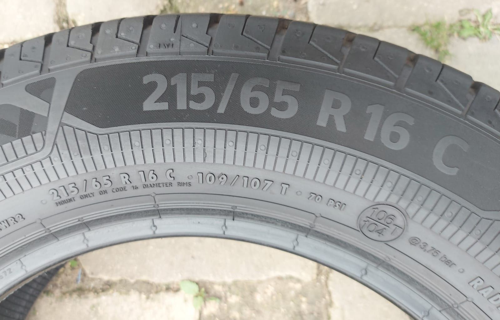 Set 4buc 215/65 R16C 109/107T Continental VanContact Eco vară