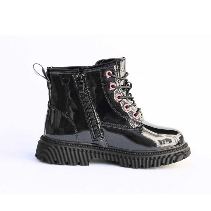 НОВО! Детски зимни лачени боти Black 25-30
