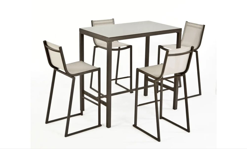 Masa bar cu scaune, pt terasa