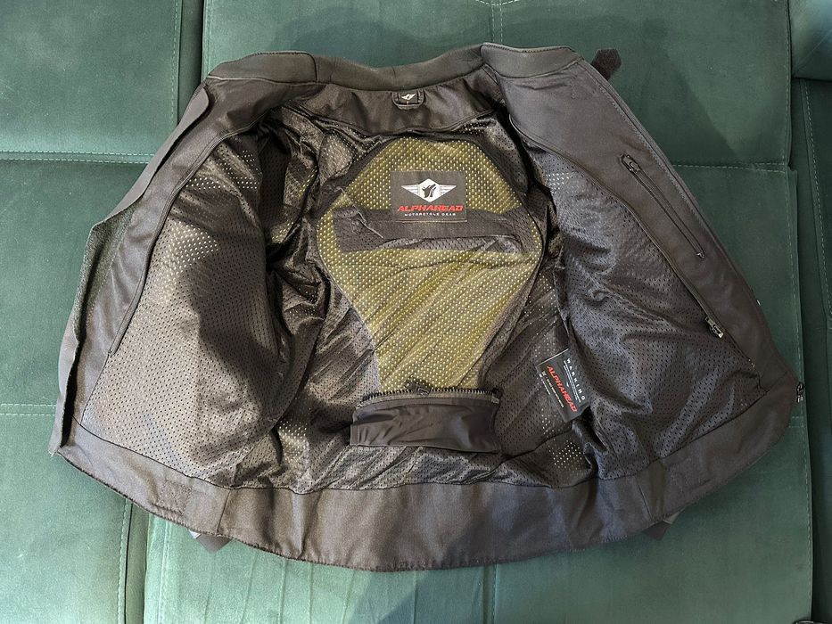 Geaca moto piele cocoasa Alphahead