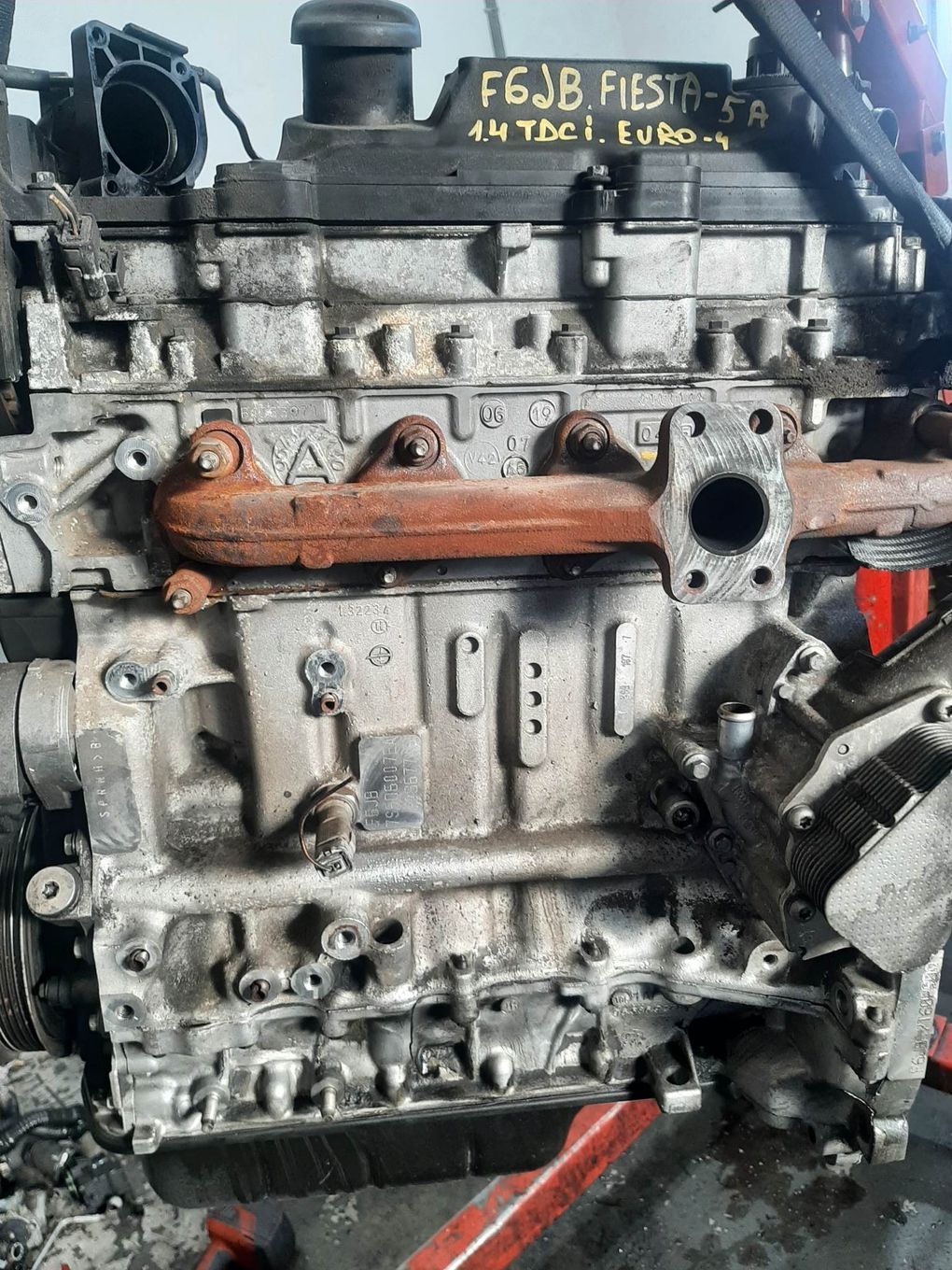 motor 1.4 tdci  f6jb ford fiesta 5 fusion mazda 2 50 kw 68 cp euro 4