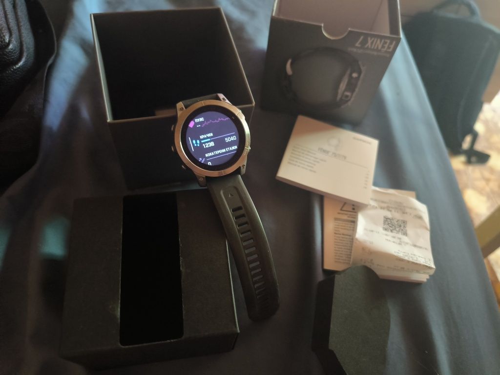 Garmin 7 в добро състояние пълен комплект
