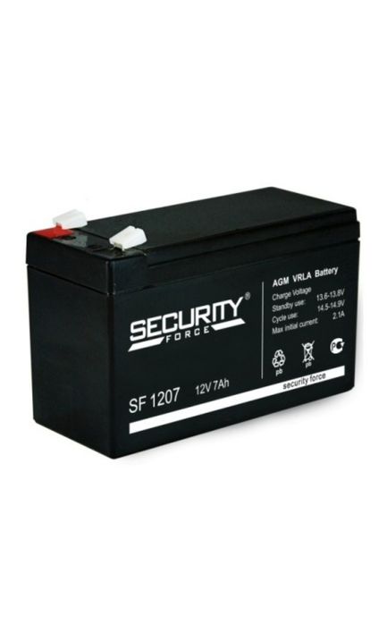 Свинцово-кислотный аккумулятор (Security force), 7000mAh, 12B.
