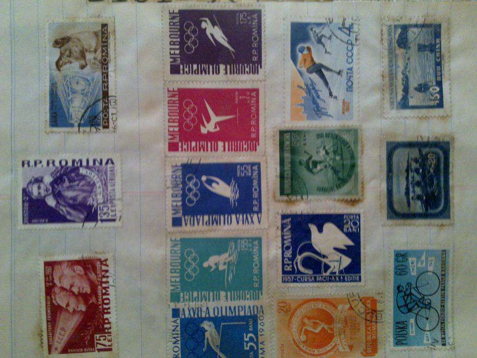 clasor mic cu timbre vechi R.P.Romania