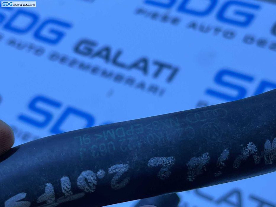 Tub Tubulatura Conducta cu Senzor Presiune Aer Volkswagen Scirocco 2.0 TSI CAWB CCZB 2009 - 2014 Cod 1K0122063J