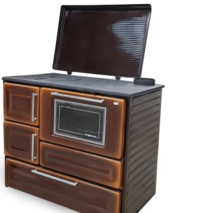 Селска печка Лукс с фурна Чугун/Чугун