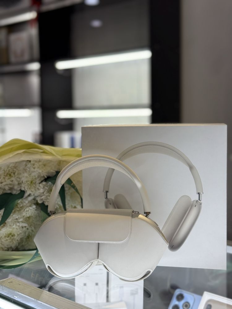 Airpods Max gen 2 new starligth в идеальном состояний полный комплект