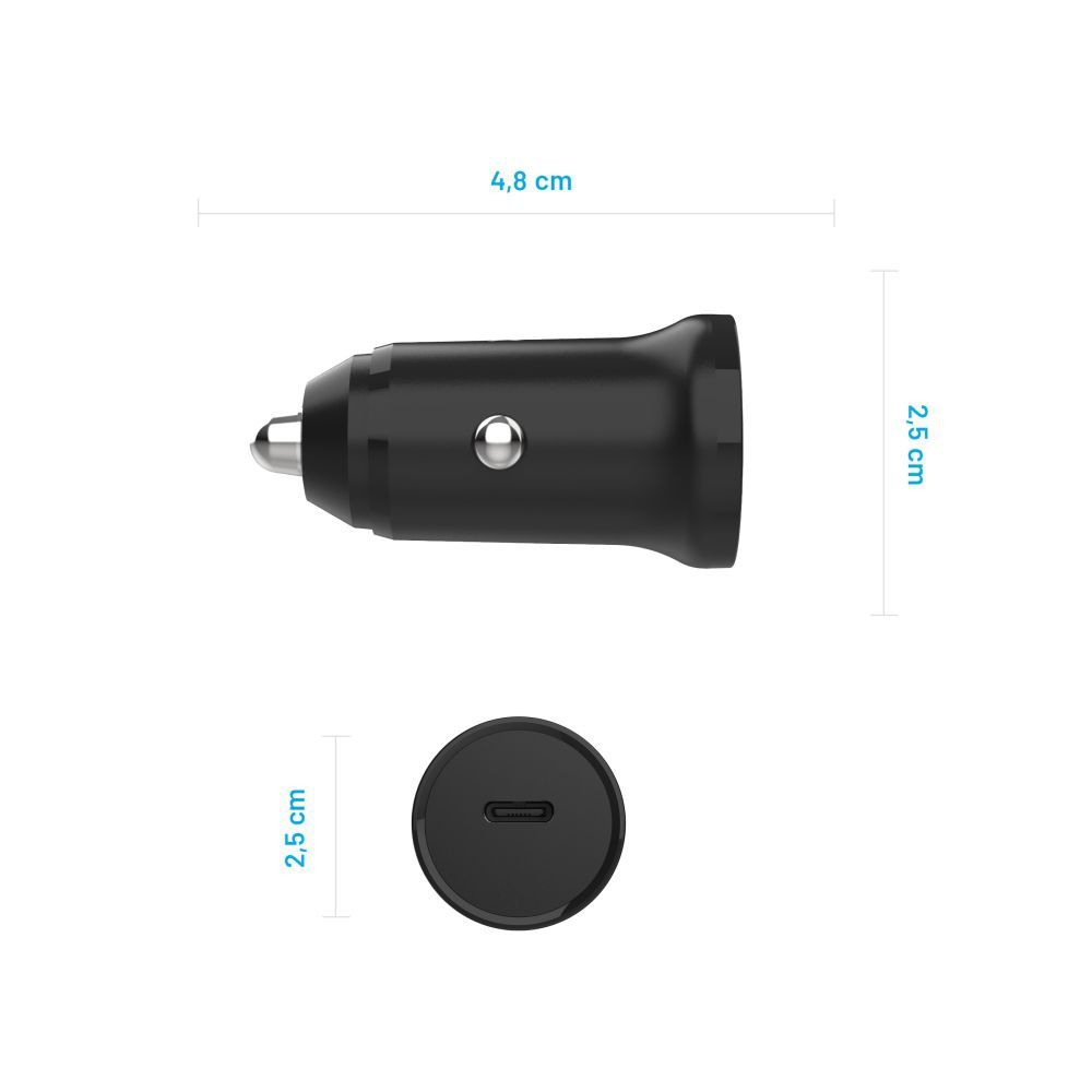 FIXED PD 30 Car Charger 30W USB-C PD 3.0 / Зарядно за автомобил