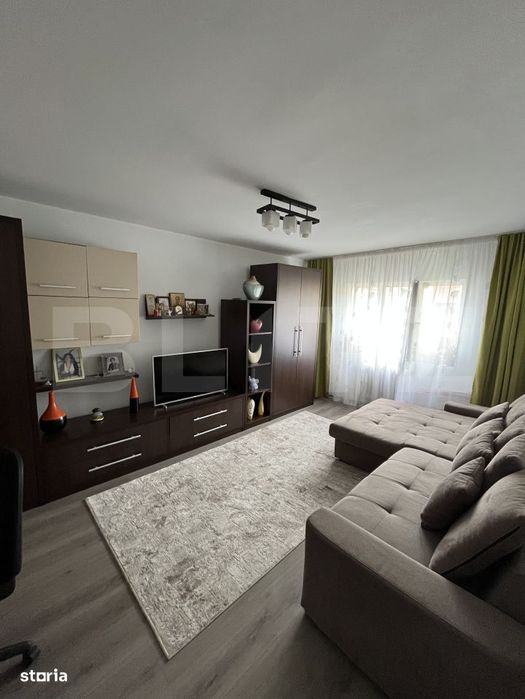 Apartament 2 dormitoare, 57 mp, etaj 3, complet mobilat, zona Big